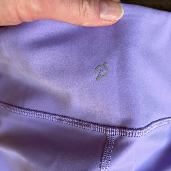 NWT Peloton Essential Mid Rise Capri Leggings Tights Lavender Purple Sz small - Picture 10 of 10
